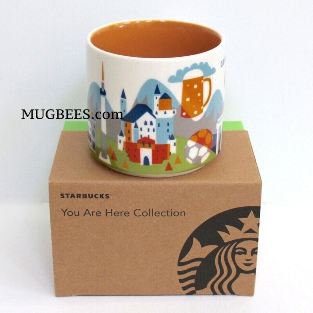 Starbucks You Are Here Collection Germany Ceramic Coffee Mug Cup 14 oz - Picture 2 of 5
